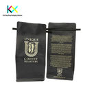Zwarte rotogravure gedrukte tassen voor koffie met tin tie lichtweerstand