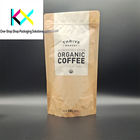 Gepersonaliseerd drukken Kraft Stand Up Pouch met Ziplock Kraft Paper Coffee Bags 130-140um