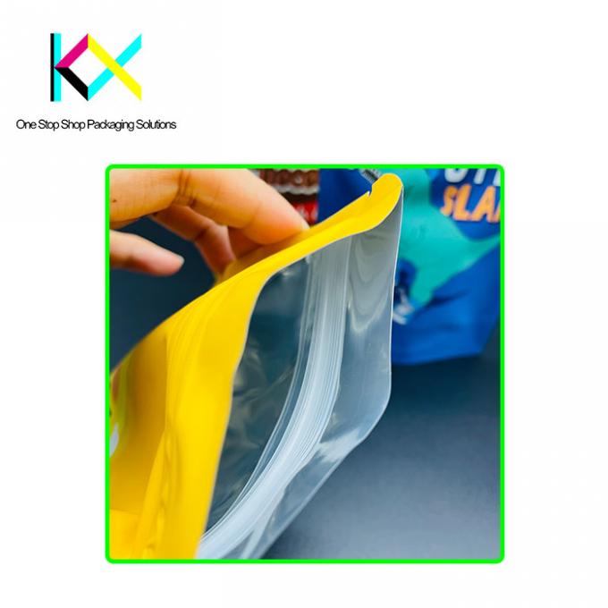 CMYK-kleurdigitale gedrukte verpakkingszakken met kindveilige rits sluiting 2