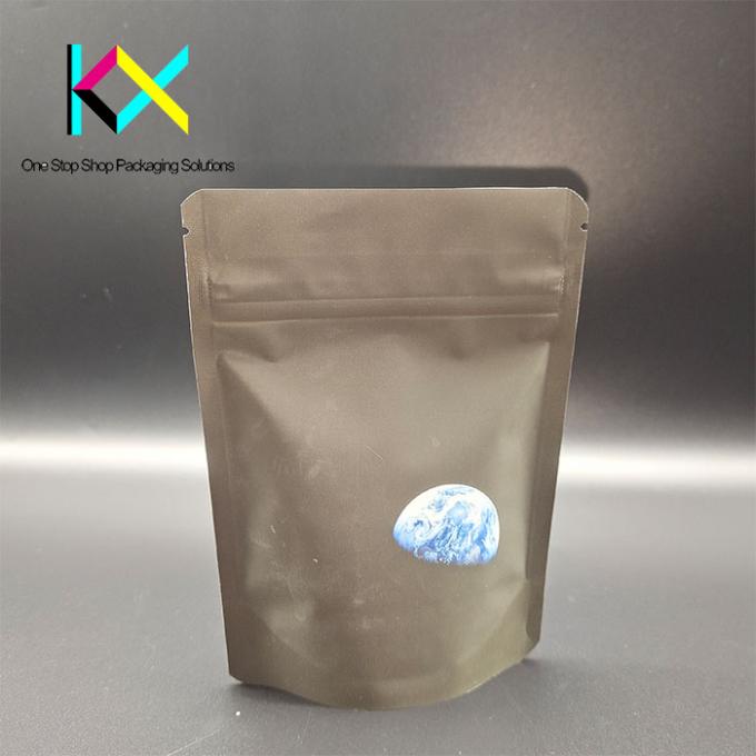Soft Touch Matte Snack Food Packaging Bags 50 mg 100 mg 200 mg Herverzegelbaar 3