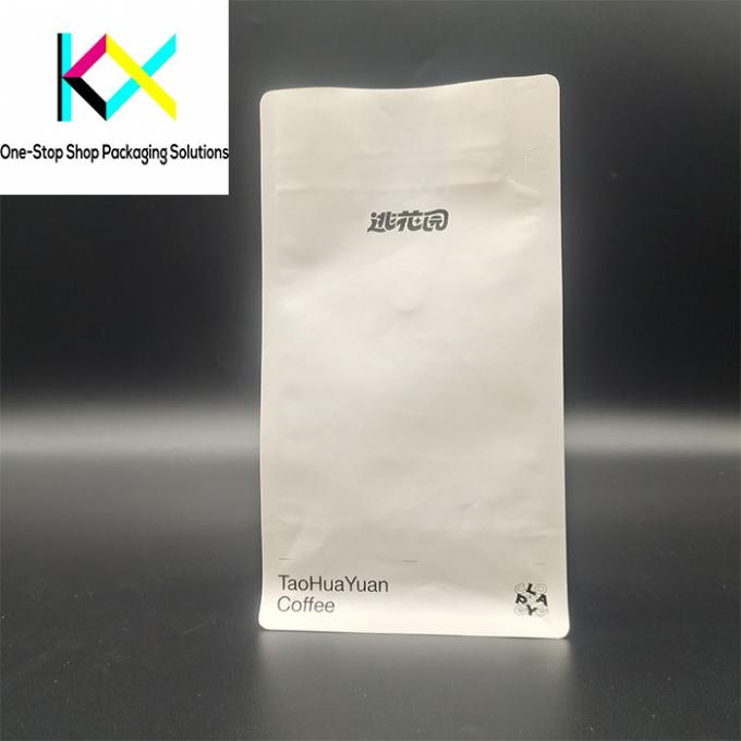 PET VMPET PE Aluminiumfolie Staande zak Op maat gemaakte koffiezakken 0