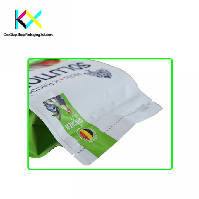 Biologisch afbreekbare plastic zakken met een vlakke bodem Verpakking Hondenvoerzakken 0