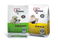 Flat Bottom Pet Food Packaging Bag 8 Side Sealed  Plastic Laminated With Zipper For Dog