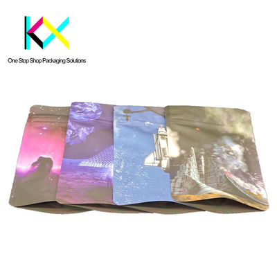 Op maat gemaakte verpakkingszakken voor huisdiervoedsel 3,5 g herverzegelbare geurbestendige Mylar-zakken