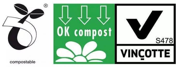 CTP gedrukte composteerbare verpakkingszakken Kraftpapier / PLA Custom Standing Bag 4