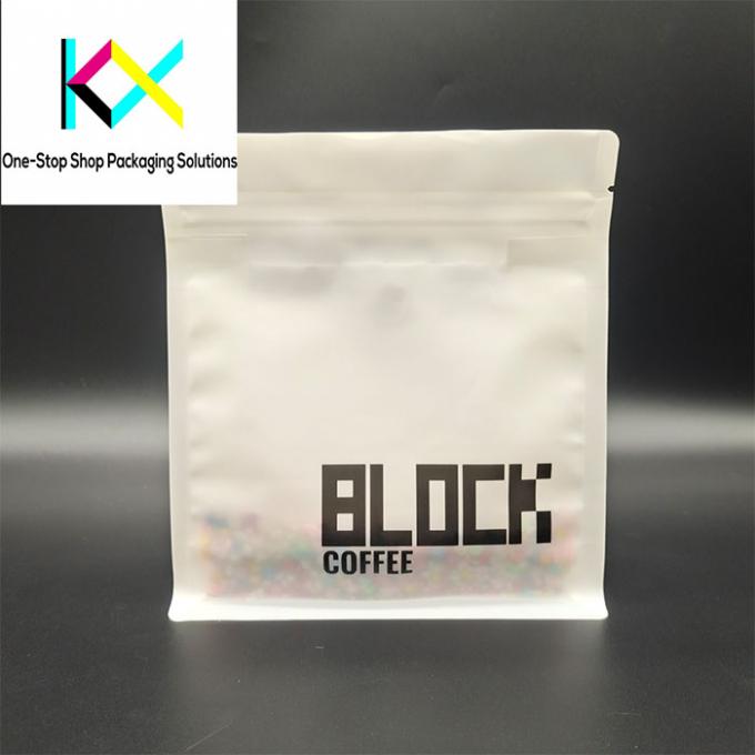 250 g Koffieverpakkingszak Aluminiumfolie Platte onderkant Side Gusset Bag Multicolor 0