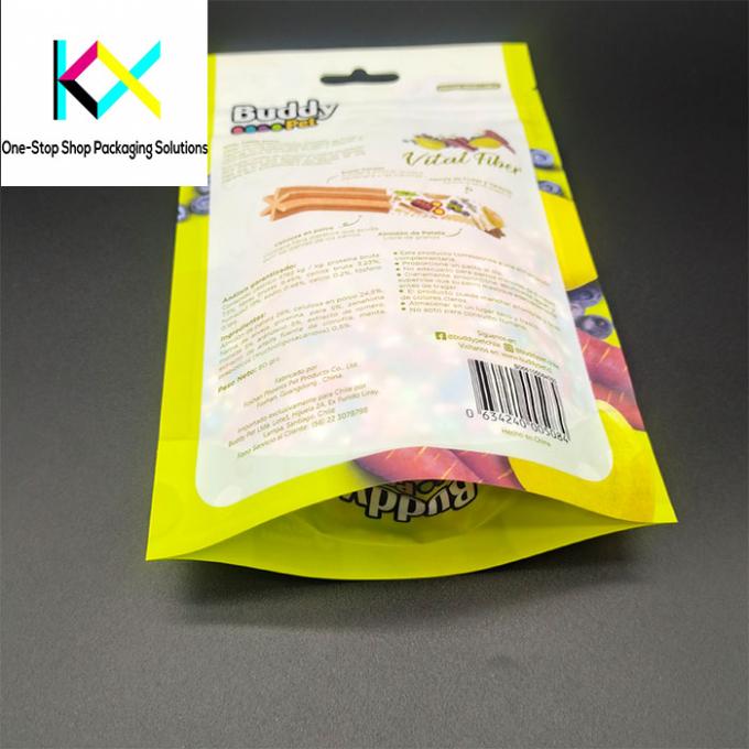 130um dikte Stand-up pouch met digitaal printen voor huisdiervoedsel verpakkingszakken 5