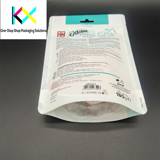 Meerdere SKU's Staande zak Ziplock gelamineerde plastic Mylar voor verpakkingszakken voor huisdierenvoeding 1