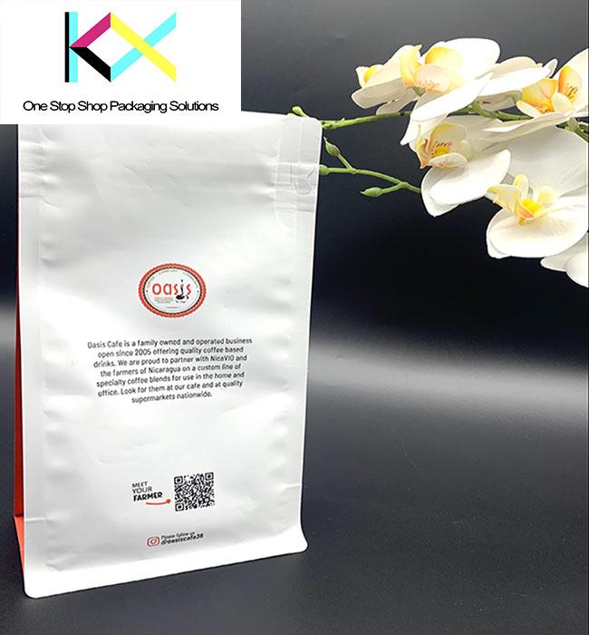 Aangepast ontwerp bedrukt China Fabrikant OEM Top Rits Plastic Voedselverpakkingszak Stand Up Pouch Ziplock Koffiezak 3